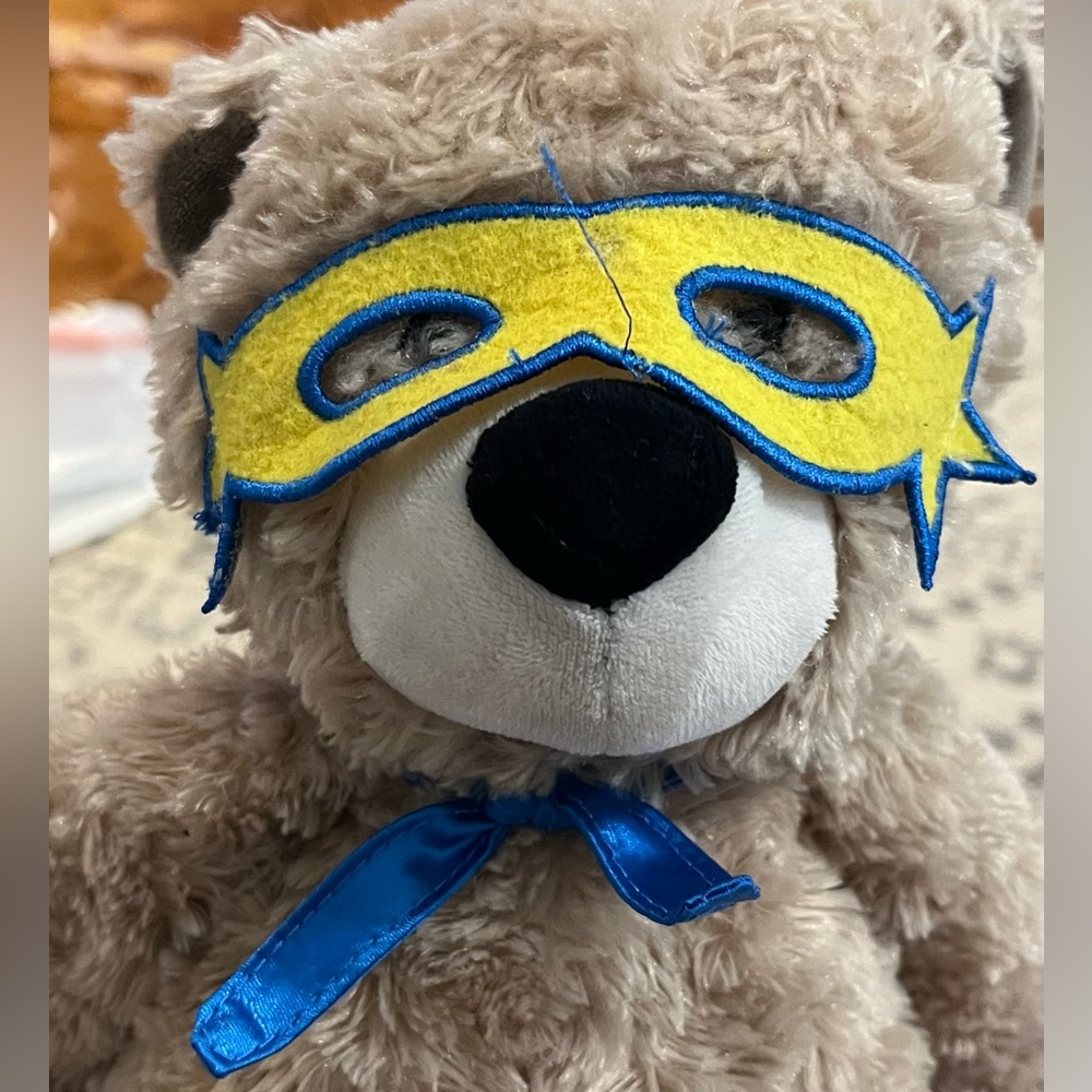 Superhero teddy bear